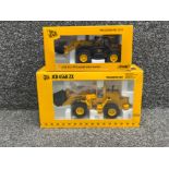 JOAL JCB die cast vehicles including 531-70 loadall with bucket & 456B ZX precision. All in original