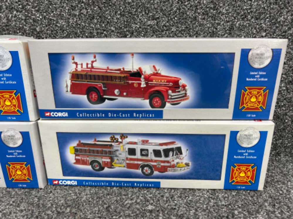 Corgi limited edition 1:50 scale model fire rescue collection. Including US50802, US50503, - Image 2 of 4