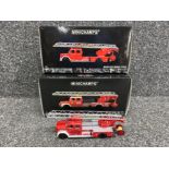 Rare minichamps die cast fire and rescue engines in original boxes