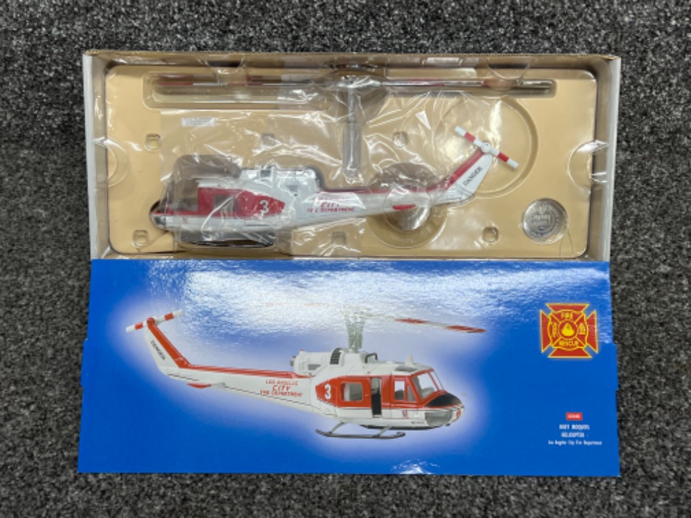 Corgi limited edition 1:50 die cast scale model of a Huey Iroquois helicopter LA city fire - Image 3 of 3