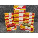 Solido die cast vehicles x15. Including BMW 530 and Alfetta GTV all in original boxes