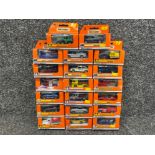 Matchbox Mattel wheels die cast vehicles x20. Including numbers 61 to 75 all in original boxes