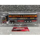 Corgi road scene die cast Volvo haulage truck and trailer. 1:76 scale