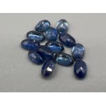 4.13cts oval sapphires 5mm x 3mm