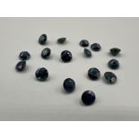 7.15cts natural sapphires 4.5mm round stones