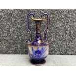 Nicely decorated Royal Doulton ‘Burslem’ twin handled vase