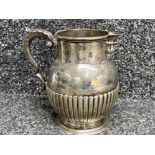 Fully Hallmarked solid silver Thomas Whipham 1756 jug, 344.3G