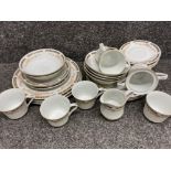 26 pieces of vintage fine porcelain tea China