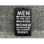 Woman are always right wall plaque