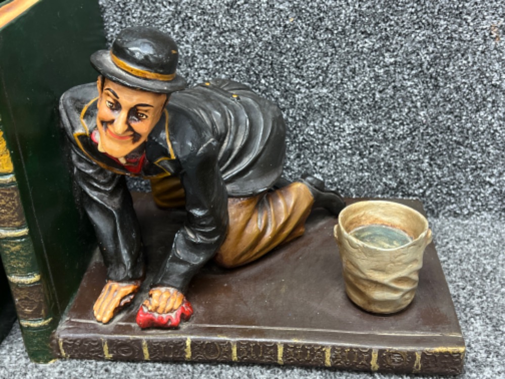 Laurel and Hardy large bookends in great condition - Image 3 of 3
