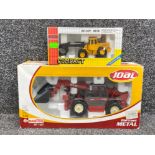 2 diecast vehicles includes Joal ‘compact’ Volvo BM L70 grapple skidder & Manitou tractor both