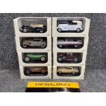 Coches de Epoca diecast metal vehicles cars in 1:43 scale by RBA collectables (Spain) x8 in original