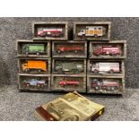 Total of 11 large Altaya 1/43 die-cast vehicles, all in original boxes, also includes folder of