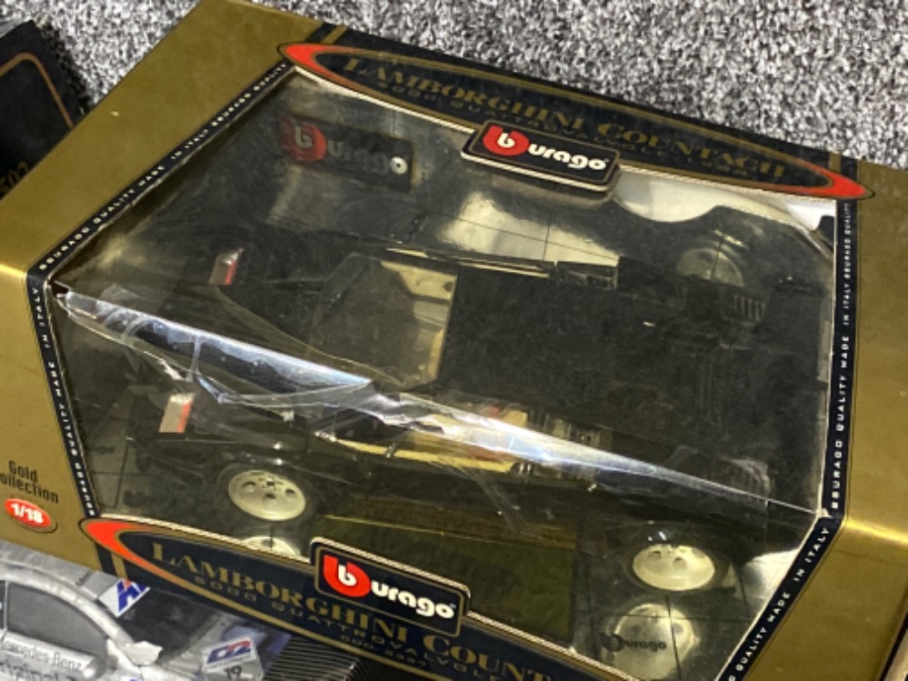 Three large boxed collectible cars (1:18 scale) all in original boxes includes Burago Lamborghini, - Image 2 of 3