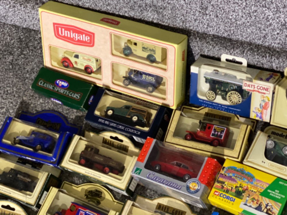 Box of diecast vehicles mainly Days Gone & Models of Yesteryear, also includes Ledo & Corgi, - Image 2 of 3