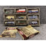 Total of 9 large Altaya 1/43 die-cast vehicles, all in original boxes, also includes folder of