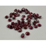 10ct Garnets round 3mm