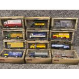 Total of 12 large Altaya 1/43 die-cast vehicles, all in original boxes