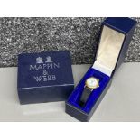 Mappin & Webb Ladies Quartz wristwatch with box