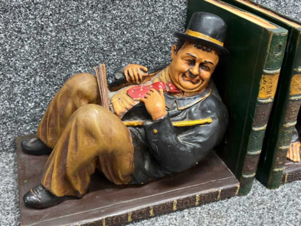 Laurel and Hardy large bookends in great condition - Image 2 of 3