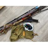 Bundle of fishing Rods & accessories for including fishing bad, reel, hooks etc