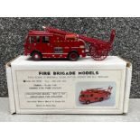 Diecast metal Fire brigade models by Paul Slade. Dennis F106 pump escape in original box. (Ladders