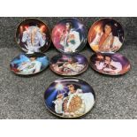 7 commemorative Elvis wall plates