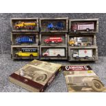 Total of 9 large Altaya 1/43 die-cast vehicles, all in original boxes, also includes folder of