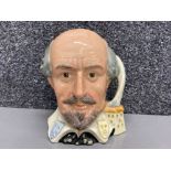 Large Royal Doulton Toby jug from the Shakespearean collection ‘William Shakespeare himself’ model