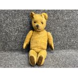 Vintage (1950s or possibly older) brown teddy bear, 40cm