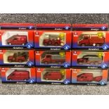 Solido French die cast models x9. Toner gam I range. French emergency Services all in original