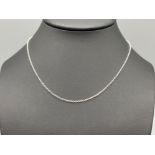 Silver 18” Belcher chain