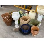 Large lot of miscellaneous pots