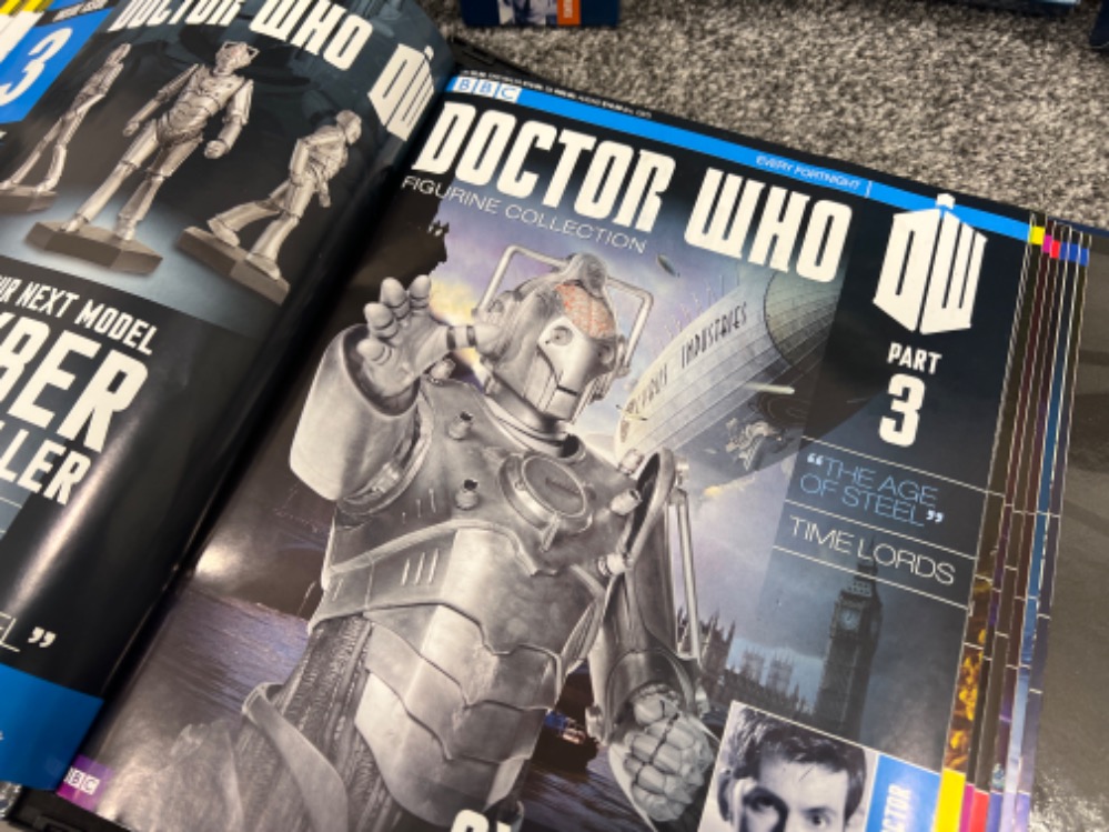 BBC Doctor Who 1 - 10 collectable model figures and booklets (10) - Image 4 of 4