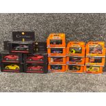 Shell Collezione die cast Ferrari cars to include F50, 512TR and Dino all boxed together with 10