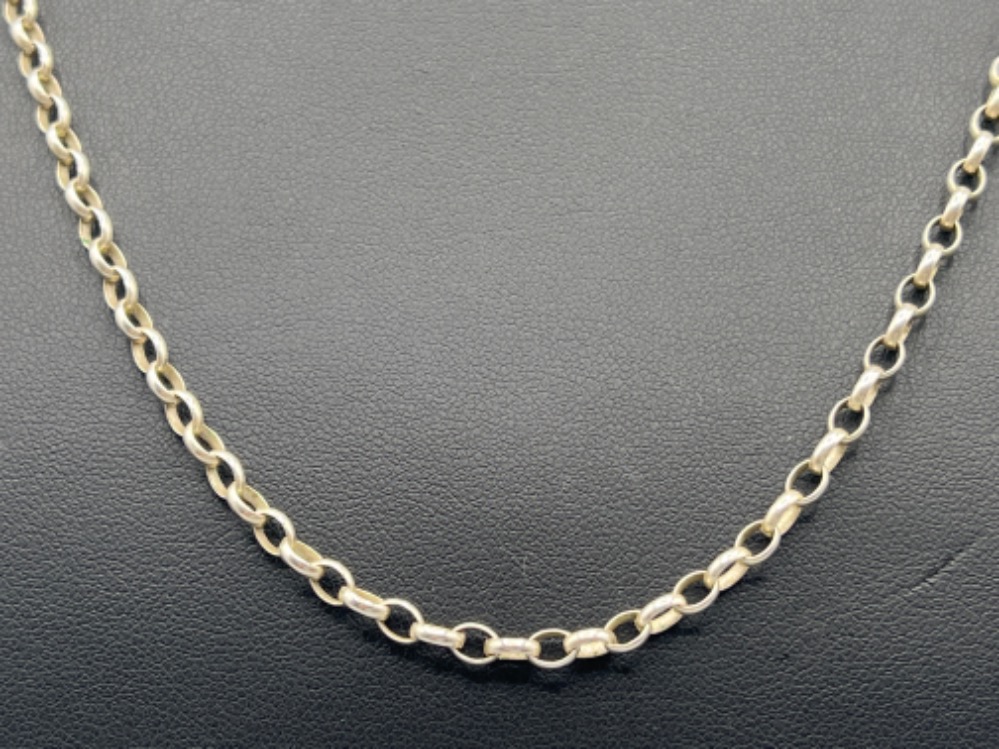 Brand new ex display silver Belcher chain 20” (9.2g) - Image 2 of 2