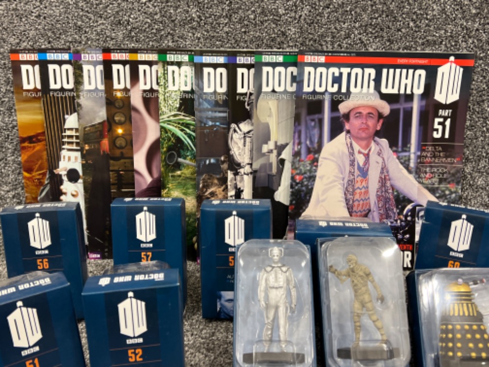 BBC Doctor Who 51 - 60 collectable figures and booklets (10) - Image 3 of 3