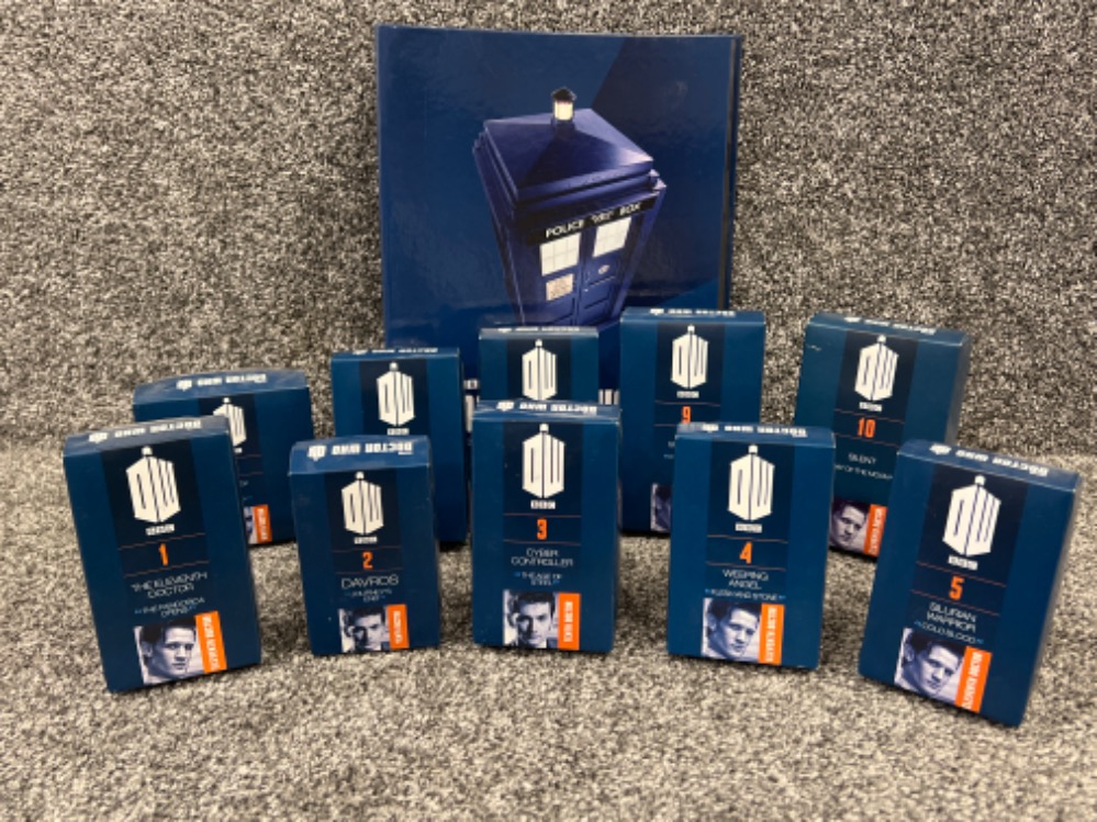 BBC Doctor Who 1 - 10 collectable model figures and booklets (10)