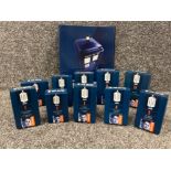 BBC Doctor Who 1 - 10 collectable model figures and booklets (10)