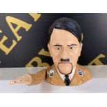 Cast metal Adolf Hitler bust nut cracker