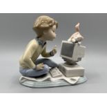 Lladro 6693 “Programming Pals” in good condition