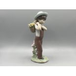 Lladro 8675 “Gathering flowers” in good condition