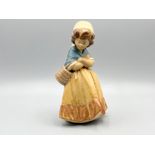 Lladro 2093 gres woman with basket
