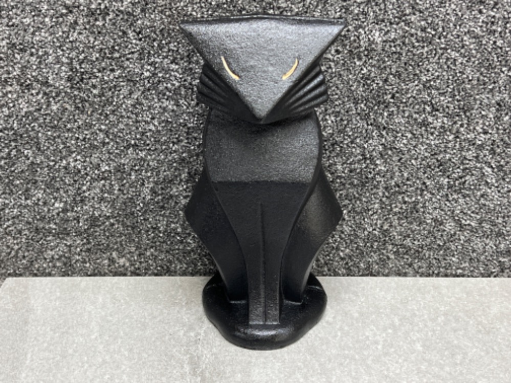 Art Deco cat doorstop