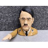 Cast metal Adolf Hitler bust nut cracker