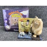 Large limited edition Wallace & Gromit “the curse of the were-rabbit” group figured ornament, with
