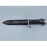 Hitler Youth Knife/dagger R2M M7/13 Arthur Schuttlhofer with original scabbard