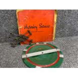 Vintage OO gauge Hornby Series turntable, with original box