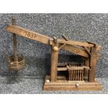 Vintage wooden cider press - (Austrian) “H.Klitzwogerer, St. Leonhard a.Forst 104, 52x38cm