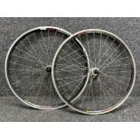 2 Shimano Deore Alexrims G3000 wheels with quick release